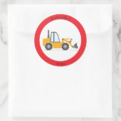 建築トラックこの本は属する ラウンドシール (バッグ)