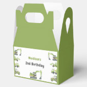 建築トラックの子供の誕生日優先ボックス フェイバーボックス (オープン)