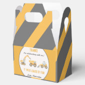 建築トラックの子供の誕生日優先ボックス フェイバーボックス (オープン)