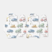 建築トラックの子供の誕生日優先ボックス フェイバーボックス (折り畳みなし)