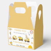 建築トラックの子供の誕生日優先ボックス フェイバーボックス (オープン)