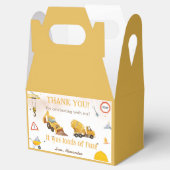 建築トラックの誕生日パーティーの好意ボックス フェイバーボックス (オープン)