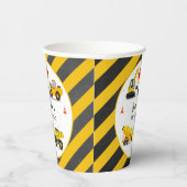 建築トラックキッズ任意の年齢バースデーパーティー 紙コップ (右)