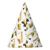 建築トラックキッズ パーティーハット (裏面)