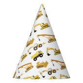 建築トラックキッズ パーティーハット (左)