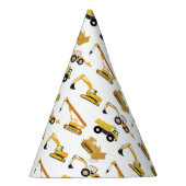 建築トラックキッズ パーティーハット (右)