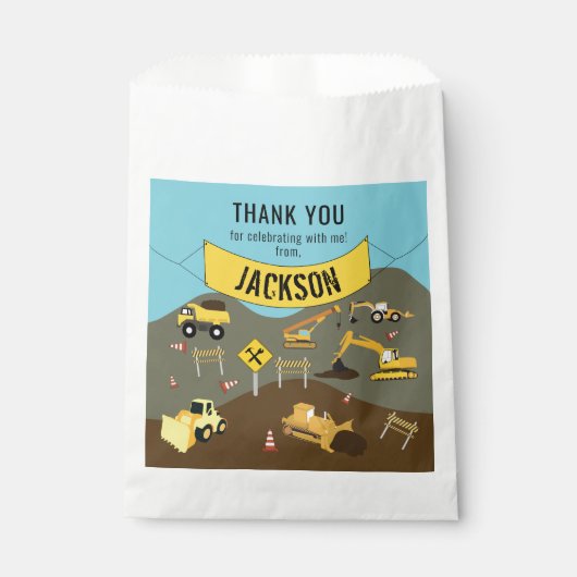 建築トラックサイトテーマありがとう フェイバーバッグ (正面)