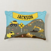 建築トラックサイトテーマ アクセントクッション (裏面)