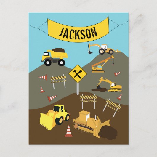 建築トラックサイトテーマ シーズンポストカード (正面)