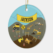 建築トラックサイトテーマ セラミックオーナメント (左)