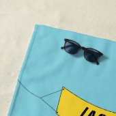 建築トラックサイトテーマ ビーチタオル (インサイチュ)