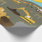 建築トラックサイトテーマ ラッピングペーパー (角)