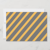 建築トラックテーマ誕生日パーティーフォト 招待状 (裏面)