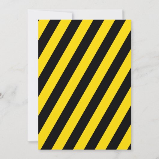 建築トラックテーマ誕生日パーティー 招待状 (裏面)