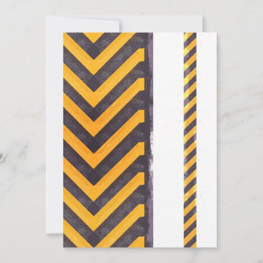 建築トラックテーマ誕生日招待状 招待状 (裏面)