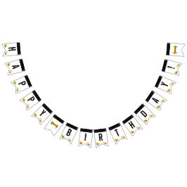 建築トラックテーマ誕生日 バンティングフラッグ