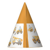 建築トラックバースデーパーティー パーティーハット (裏面)