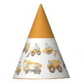 建築トラックバースデーパーティー パーティーハット (正面)