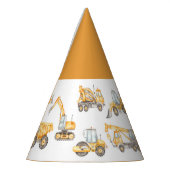 建築トラックバースデーパーティー パーティーハット (左)