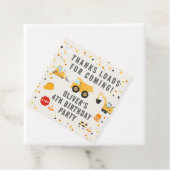 建築トラックバースデーパーティー フェイバータグ (インサイチュ)