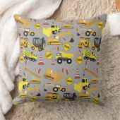 建築トラックパターン クッション (ブランケット)