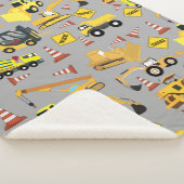 建築トラックパターン シェルパブランケット (3/4)