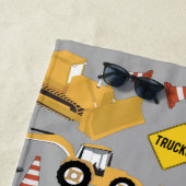 建築トラックパターン ビーチタオル (インサイチュ)