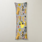 建築トラックパターン ボディピロー (裏面 (縦))