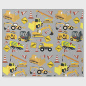 建築トラックパターン ラッピングペーパー (フラット)