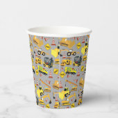 建築トラックパターン 紙コップ (右)