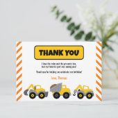 建築トラックパーティー サンキューカード (スタンド正面)