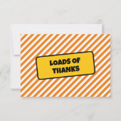 建築トラックパーティー サンキューカード (裏面)