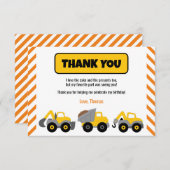 建築トラックパーティー サンキューカード (正面/裏面)