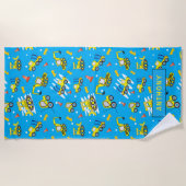 建築トラックビーチ ビーチタオル (正面)