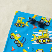 建築トラックビーチ ビーチタオル (インサイチュ)