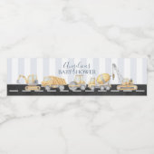 建築トラックベビーシャワー誕生日ウォーターボット ペットボトルラベル (シングルラベル)