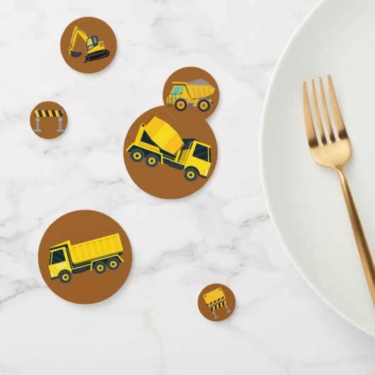 建築トラック子供の誕生日パーティー装飾 コンフェッティ (グループ)