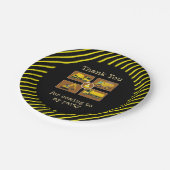 建築トラック子供の誕生日パーティー装飾 ペーパープレート (アングル)