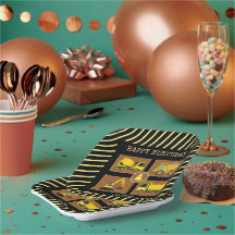 建築トラック子供の誕生日パーティー装飾