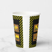 建築トラック子供の誕生日パーティー装飾 紙コップ (右)