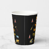 建築トラック子供の誕生日紙カップ 紙コップ (右)