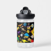 建築トラック宇宙飛行士宇宙 ウォーターボトル (正面)