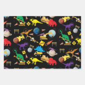 建築トラック宇宙飛行士宇宙 ラッピングペーパーシート (正面2)