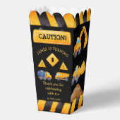 建築トラック少年の誕生日パーティー フェイバーボックス (正面)