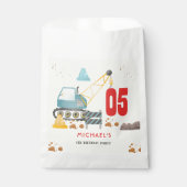 建築トラック少年の誕生日 フェイバーバッグ (正面)