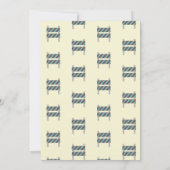 建築トラック少年の誕生日 招待状 (裏面)