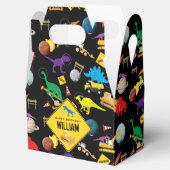 建築トラック恐竜の宇宙誕生日 フェイバーボックス (オープン)