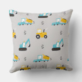 建築トラック枕、ダンプトラック クッション (裏面)