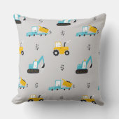 建築トラック枕、ダンプトラック クッション (正面)