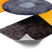 建築トラック男の子の誕生日パーティバナー ポスター (角)